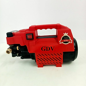 Máy rửa xe và xịt rửa đa năng GDV QXJ04-2 có chỉnh áp tặng kèm đầy đủ phụ kiện - Màu Ngẫu Nhiên - Hàng Chính Hãng