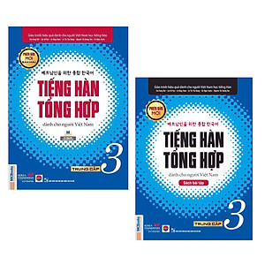 Combo Giáo Trình Tiếng Hàn Tổng Hợp Trung Cấp Dành Cho Người Việt Tập 3 (Sách Giáo Khoa + Sách Bài Tập) - In Màu / Phiên Bản Mới