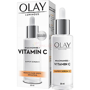 Tinh chất dưỡng trắng Olay Luminous Super Serum Niacinamide + Vitamin C (30ml) - Hàng chính hãng