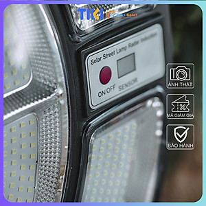Đèn đĩa bay UFO năng lượng mặt trời công suất 1000W SACO có cảm biến chuyển động, remote