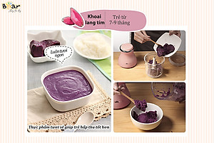 Máy Xay Thịt Thực Phẩm Bear SB-MA02L Xay Cực Êm Dung Tích 2 Lít Công Suất 300 W - Hàng Chính Hãng