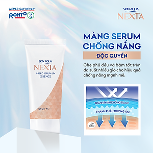 Serum chống nắng ngăn sạm, nám da Skin Aqua Nexta Shield Serum UV Essence SPF50+ PA++++ 50g ( dạng tinh chất)
