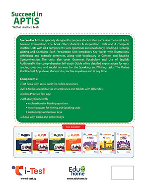 Succeed in APTIS with 6 Practice Tests - New format 2020