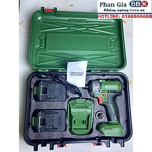 Máy Siết Bulong Pin AKUZA B350Pro Lực Siết 350N/m 21V - 2 Pin 10 Cell không chổi than - Bảo hành chính hãng