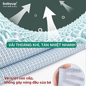 Nón tập đi Babyup, bảo vệ đầu cho bé tập đi, tập ngồi, tập bò, tự chơi