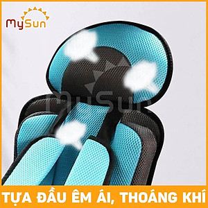 Ghế ngồi ô tô trẻ em giá rẻ có đai an toàn xe hơi cho bé 1 2 3 4 5 đi oto