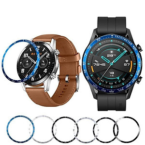 Khung viền bezel (benzen) + kính cường lực 2D cho Huawei GT2 46mm