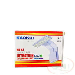 Đèn led kẹp KaoKui X3 Ultrathin Clamping Light mini bể cá tép thủy sinh