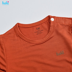 Bộ quần áo dài tay cài vai phối màu vải tre cao cấp (4-15kg) BB042; bộ dài tay cho bé trai bé gái chất liệu Bamboo siêu mềm mịn HAKI