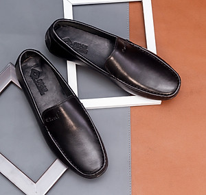 Giày lười da nam ORSIL mã  LF-AT01 2 màu đen và nâu