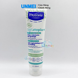 Kem Dưỡng Da Cho Trẻ Sơ Sinh & Em Bé Và Cả Gia Đình Da Chàm Mustela (150ml) Phiên Bản Mới