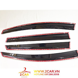 Vè che mưa xe Toyota Innova 2017 - 2022 nhựa đen dày, cao cấp