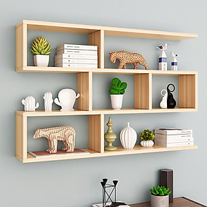 Kệ trang trí phòng khách gỗ công nghiệp SMLIFE Waldemar