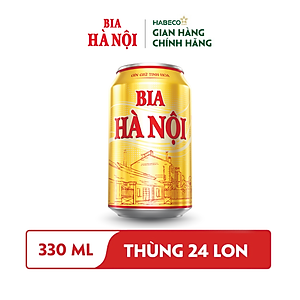 Bia Hà Nội phiên bản Tết 2026 - Thùng 24 lon 330ml