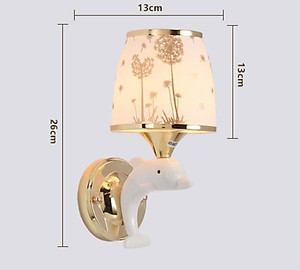 Đèn tường DOLPHIN kiểu dáng hiện đại trang trí nội thất cao cấp - kèm bóng LED chuyên dụng [ẢNH THẬT 100%].