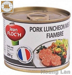 Pate thịt heo Luncheon Meat Jean Floch 200g - Pháp