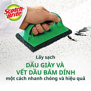Bàn chải chà sàn nhà tắm bằng cước siêu sạch Scotch Brite 3M - Đa năng, tay cầm nhựa cao cấp, dễ dàng thay thế lớp cước, không gây trầy xước 5300