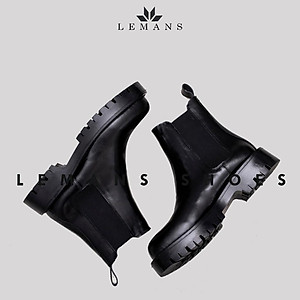 The Classic Chunky Chelsea Boots LeMans CHK02 Giày da bò Chelsea Boots đế Chunky, đế chunky, bảo hành 24 tháng
