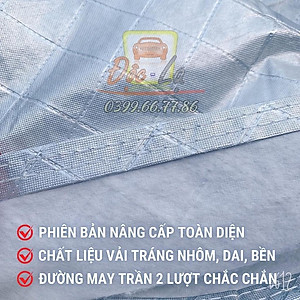 Bạt Phủ Xe Ô Tô Mazda 2, Mazda 3, Mazda 6, CX5, CX8, CX9, BT50, Chất Liệu Bạt Tráng Nhôm 3 lớp cao cấp