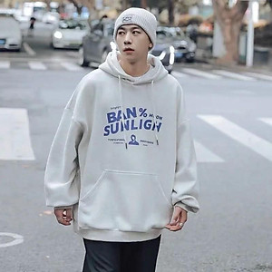 Áo hoodie nỉ ngoại ulzzang cặp đôi unisex nam nữ sweater local brand khoác zip choàng cardigan chống nắng  BAN SUNLIGH 