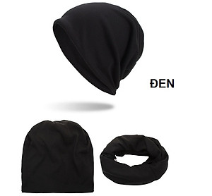 Mũ trùm đầu thun trơn đa năng, Khăn trùm đầu phù hợp cả nam và nữ