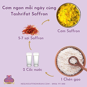 Nhụy hoa nghệ tây Tashrifat Saffron Premium Negin Iran 3g, chống lão hóa, làm sáng da,Tăng đề kháng, miễn dịch, giảm stress, cải thiện giấc ngủ, tăng khả năng tập trung.