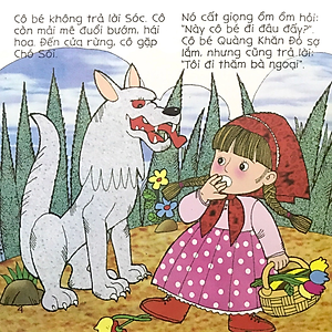 Sách Bé Tập Kể Chuyện - Cô Bé Quàng Khăn Đỏ