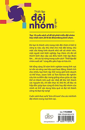 Sách Thiết Lập Đội Nhóm Xuất Sắc