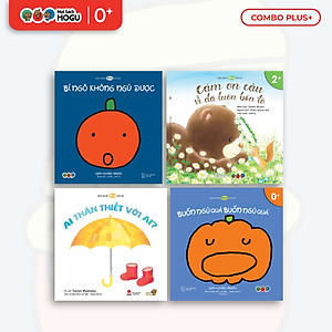 Truyện Ehon bé 1-2-3 tuổi - Bộ 4 cuốn Chúc bé ngủ ngon