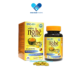 Viên nghệ DOMESCO lọ 180 viên - Hỗ trợ dạ dày, tăng đề kháng, ngăn ngừa ung thư