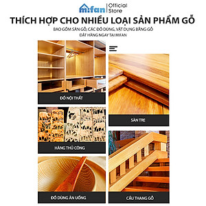 Sáp Ong Đánh Bóng Đồ Gỗ, Sàn Gỗ Mifan Beeswax 80gr - Làm mới, Phục hồi màu gỗ, vết xước bàn ghế, tủ, cửa gỗ - Hàng chính hãng