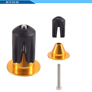 Nắp Chụp Tay Lái Ghi Đông Xe Đạp Leo Núi MTB Chất Liệu Nhôm (2 chiếc, đường kính phù hợp 15-23.5mm) MaiLee