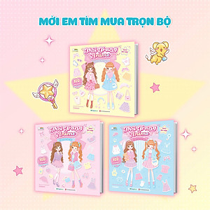 Thời Trang Anime (100+ Stickers Dễ Thương) - Sách Bóc Dán Sticker Thời Trang Cho Bé Gái