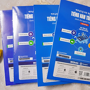 Combo 4 Cuốn Tiếng Hàn Tổng Hợp Sơ Cấp 1 và 2 Bản Màu - Học Kèm App Và Khóa Học Online