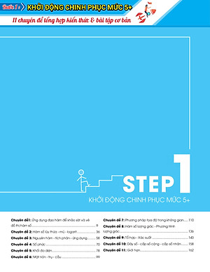 Combo 3 Step - Tiết Lộ Bí Quyết 3 Bước Đạt Điểm 8+ Toán - Văn - Anh