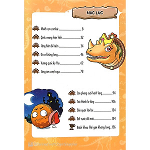 Sách Trái cây đại chiến Zombie - Thế giới khủng long: Tập 10 - Vương quốc ngủ say