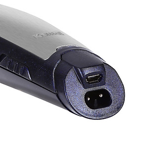 Tông đơ chấn viền cắt tóc, cạo trọc, cạo râu fade tóc, khắc tóc đi viền nét Kemei KM-5021 chuyên dụng cho salon, tiệm tóc, cá nhân đi kèm với máy có bộ cữ lược căn độ dài chuyên dụng Tặng kèm bộ 2 kẹp cá sấu chia tóc ( màu ngẫu nhiên )