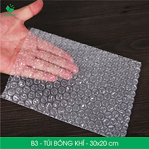 B3 - 30x20 cm - 25 Túi bóng khí chống sốc đóng hàng - Túi gói hàng, bọc chống sốc, xốp chống sốc