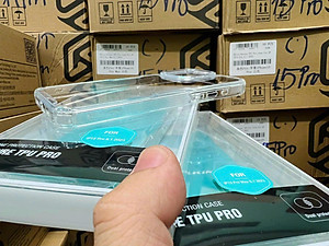 Ốp lưng TPU chống sốc lưng PC cường lực cho iPhone 15 Pro Max, 15 Pro, iP 15, 15 Plus hiệu Nillkin Nature Pro - Mỏng 0.6mm, đệm khí 4 góc, gờ bảo vệ camera - Hàng nhập khẩu