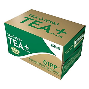 Thùng 24 Chai Trà Ô Long Tea+ Plus (450ml/Chai)
