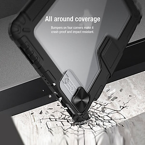 Bao da dành cho iPad Air 10.9/Air 4 có nắp bảo vệ camera Nillkin Bumper Leather -  Hàng chính hãng