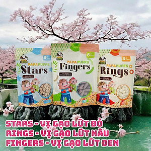 COMBO 9 VỊ BÁNH ĂN DẶM PAPAFOOD PAPAPUFFS - 100% Ngũ Cốc Hữu Cơ