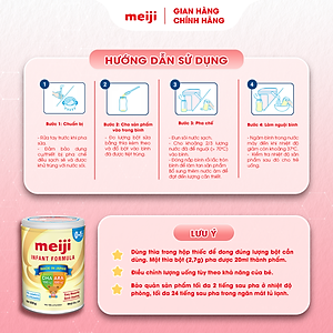 Combo 2 Hộp Sản Phẩm Dinh Dưỡng Công Thức Meiji Infant Formula - Nhập khẩu chính hãng (800g)