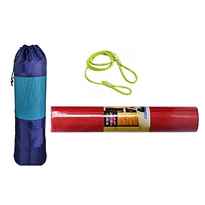 Thảm Tập YoGa TPE Dày 6mm Gym miDoctor + Bao Thảm Tập Yoga + Dây Thảm Tập Yoga (Túi, Dây Giao Màu Ngẫu Nhiên)