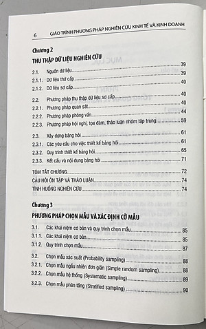 Sách - Giáo Trình Phương Pháp Nghiên Cứu Kinh Tế Và Kinh Doanh