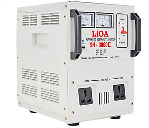 Ổn áp lioa 3kva model SH - 3000II đời mới nhất dây đồng 100%