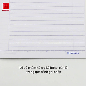 Vở Hồng Hà 72 trang kẻ ngang 7mm gáy ghim Sao mai Live Music 1693 định lượng 55 - 57gsm độ trắng 84% ISO Khổ vở 170 x 240mm (khổ nhỏ)