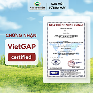 Đặc sản Tiền Giang - Gạo Lứt VietGAP Vinh Hiển (2KG) - Chuẩn VietGAP và OCOP 4 SAO