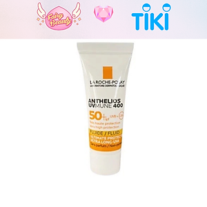 [LA ROCHE-POSAY] Sữa Chống Nắng Ngăn Ngừa Tia UV Dài & Bảo Vệ Làn Da Tối Ưu Anthelios UV Mune 400 SPF 50+ 50/3ml