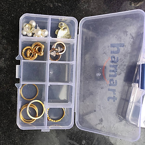 Hộp Nhựa 10 Ngăn 24 Ngăn Mini Có Nắp Trong Suốt Đựng Trang Sức Linh Kiện Điện Tử Đinh Ốc Tô Vít